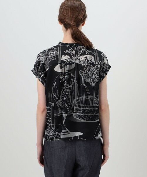 TOMORROWLAND / トゥモローランド シャツ・ブラウス | 【別注】manipuri for Ballsey Glass dome Flower ボウタイブラウス | 詳細4