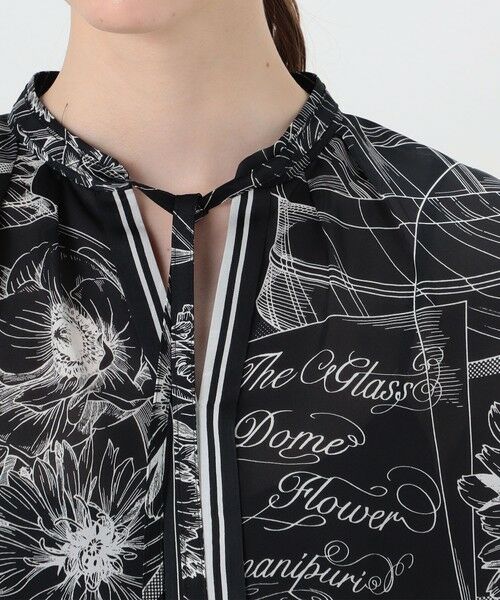 TOMORROWLAND / トゥモローランド シャツ・ブラウス | 【別注】manipuri for Ballsey Glass dome Flower ボウタイブラウス | 詳細5