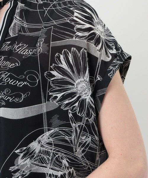 TOMORROWLAND / トゥモローランド シャツ・ブラウス | 【別注】manipuri for Ballsey Glass dome Flower ボウタイブラウス | 詳細7