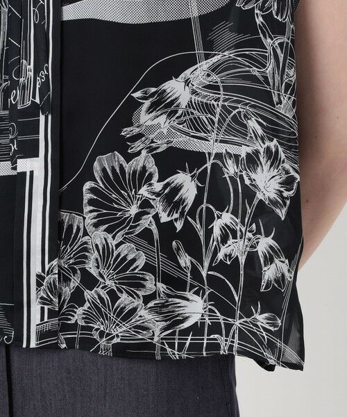 TOMORROWLAND / トゥモローランド シャツ・ブラウス | 【別注】manipuri for Ballsey Glass dome Flower ボウタイブラウス | 詳細8