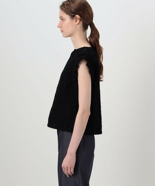 TOMORROWLAND / トゥモローランド シャツ・ブラウス | グリッドカットジャカード フリルフレンチブラウス | 詳細3