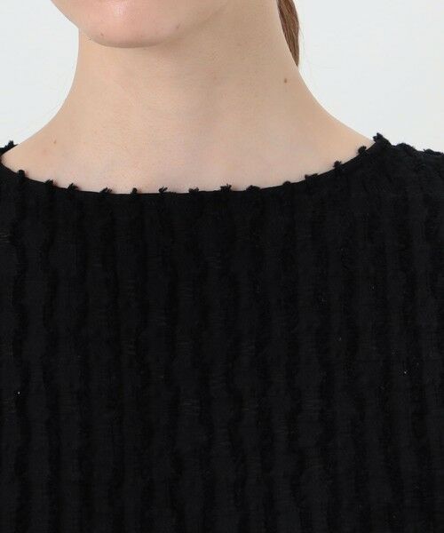 TOMORROWLAND / トゥモローランド シャツ・ブラウス | グリッドカットジャカード フリルフレンチブラウス | 詳細5