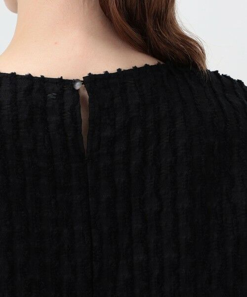 TOMORROWLAND / トゥモローランド シャツ・ブラウス | グリッドカットジャカード フリルフレンチブラウス | 詳細6