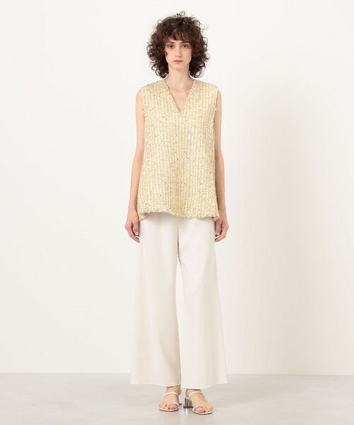 TOMORROWLAND / トゥモローランド その他トップス | ブライトヤーンツイード セミフレアプルオーバー | 詳細1