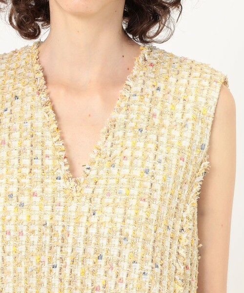 TOMORROWLAND / トゥモローランド その他トップス | ブライトヤーンツイード セミフレアプルオーバー | 詳細5