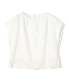 TOMORROWLAND / トゥモローランド シャツ・ブラウス | エアリーメッシュ フレンチスリーブプルオーバー