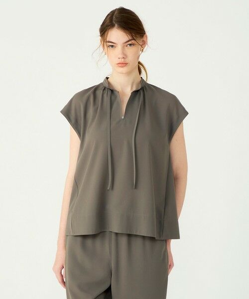 TOMORROWLAND / トゥモローランド シャツ・ブラウス | 【WEB先行予約】サブレジョーゼット スキッパーブラウス | 詳細2