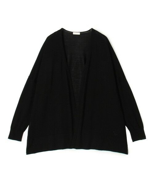 TOMORROWLAND / トゥモローランド カーディガン・ボレロ | エヴァーシルク ワイドカーディガン（19 ブラック）