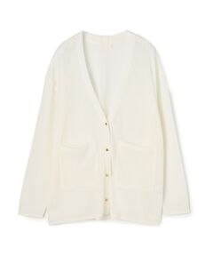 TOMORROWLAND / トゥモローランド カーディガン・ボレロ | ダブルカバーコットンナイロン Vネックカーディガン