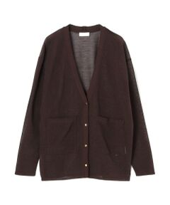 TOMORROWLAND / トゥモローランド カーディガン・ボレロ | ダブルカバーコットンナイロン Vネックカーディガン