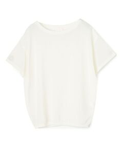 TOMORROWLAND / トゥモローランド ニット・セーター | ダブルカバーコットンナイロン ショートスリーブプルオーバー