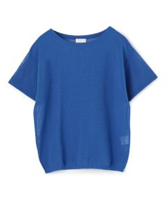 TOMORROWLAND / トゥモローランド ニット・セーター | ダブルカバーコットンナイロン ショートスリーブプルオーバー