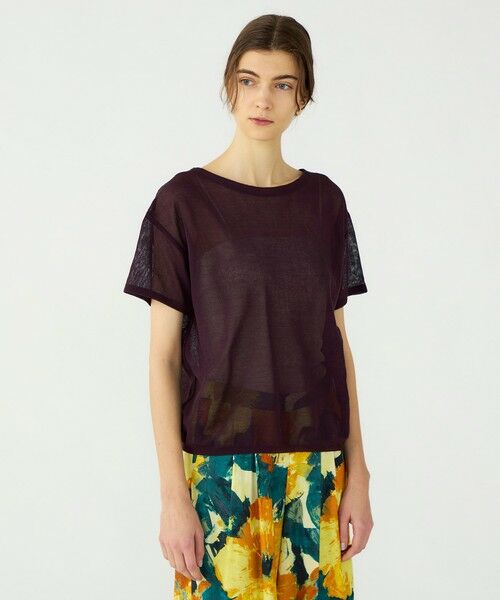 TOMORROWLAND / トゥモローランド ニット・セーター | ダブルカバーコットンナイロン ショートスリーブプルオーバー | 詳細2