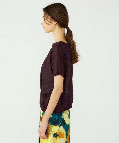 TOMORROWLAND / トゥモローランド ニット・セーター | ダブルカバーコットンナイロン ショートスリーブプルオーバー | 詳細3