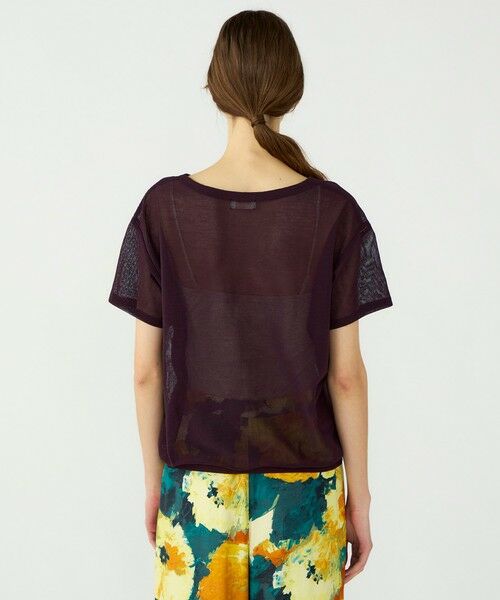 TOMORROWLAND / トゥモローランド ニット・セーター | ダブルカバーコットンナイロン ショートスリーブプルオーバー | 詳細4