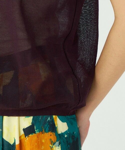 TOMORROWLAND / トゥモローランド ニット・セーター | ダブルカバーコットンナイロン ショートスリーブプルオーバー | 詳細8