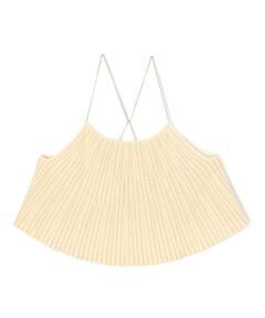 TOMORROWLAND / トゥモローランド その他トップス | ファインファンシーボーダー フレアキャミソール