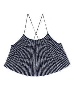 TOMORROWLAND / トゥモローランド その他トップス | ファインファンシーボーダー フレアキャミソール