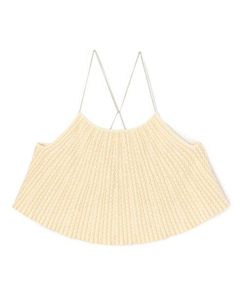 TOMORROWLAND / トゥモローランド その他トップス | ファインファンシーボーダー フレアキャミソール（42 ベージュ系）