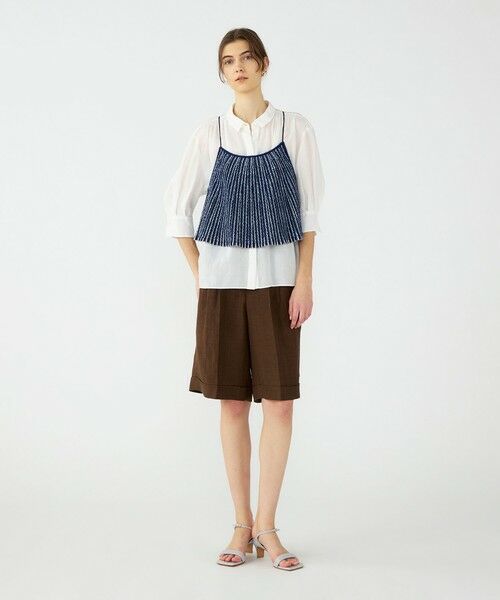 TOMORROWLAND / トゥモローランド その他トップス | ファインファンシーボーダー フレアキャミソール | 詳細1