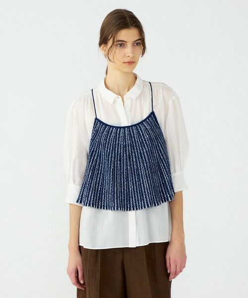 TOMORROWLAND / トゥモローランド その他トップス | ファインファンシーボーダー フレアキャミソール | 詳細2