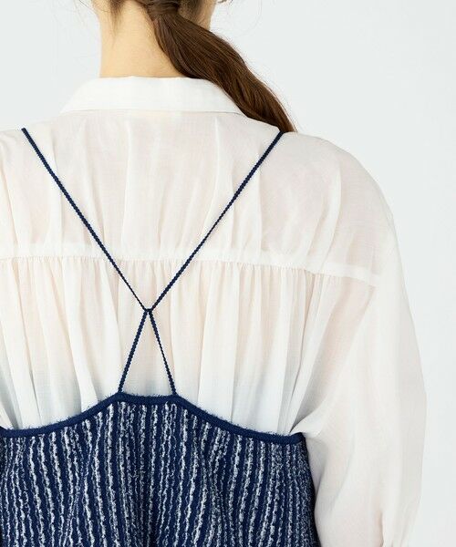 TOMORROWLAND / トゥモローランド その他トップス | ファインファンシーボーダー フレアキャミソール | 詳細6