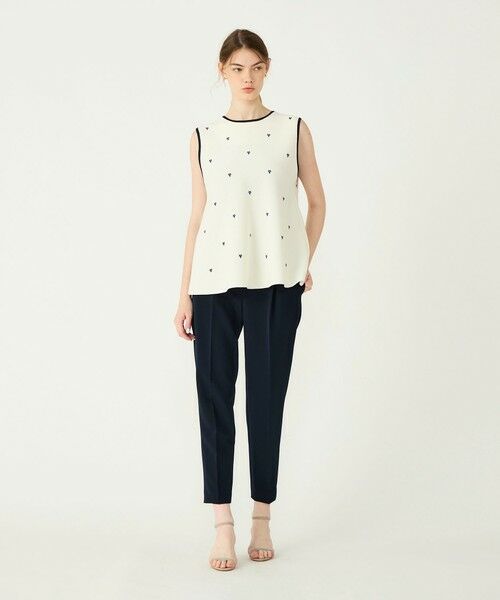 TOMORROWLAND / トゥモローランド ニット・セーター | 【WEB先行予約】ミラノリブ 2-wayノースリーブプルオーバー | 詳細1