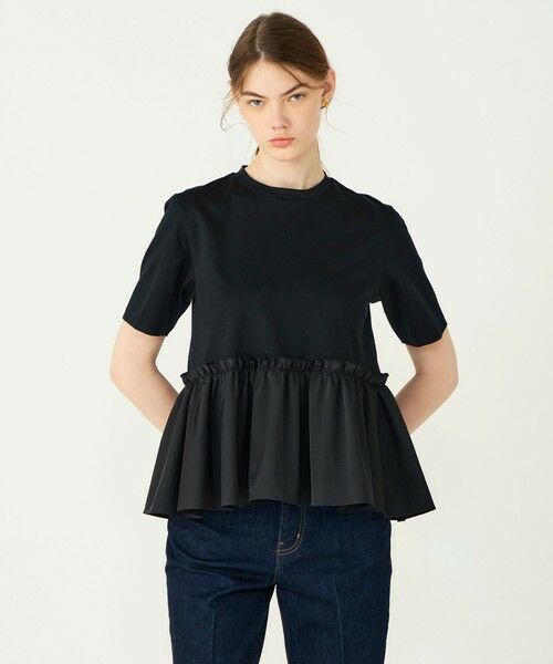 TOMORROWLAND / トゥモローランド Tシャツ | 【WEB限定・先行予約】ジャージーコンビ ペプラムプルオーバー | 詳細11