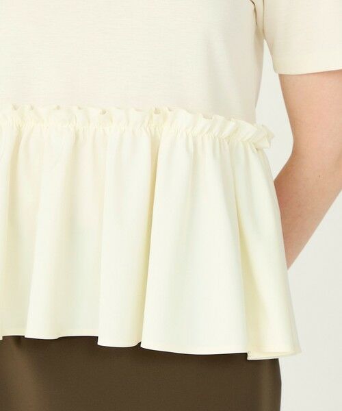 TOMORROWLAND / トゥモローランド Tシャツ | 【WEB限定・先行予約】ジャージーコンビ ペプラムプルオーバー | 詳細8