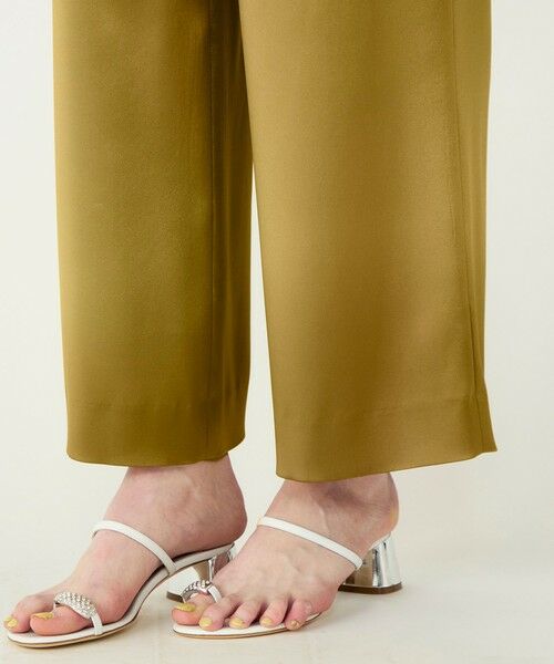 TOMORROWLAND / トゥモローランド その他パンツ | ノーブルサテン ワイドパンツ | 詳細9
