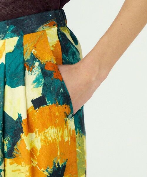 TOMORROWLAND / トゥモローランド その他パンツ | スカンブルフラワープリント タックワイドパンツ | 詳細7