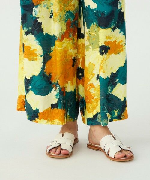 TOMORROWLAND / トゥモローランド その他パンツ | スカンブルフラワープリント タックワイドパンツ | 詳細8