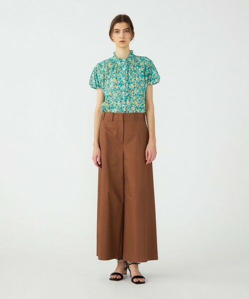 TOMORROWLAND / トゥモローランド その他パンツ | コットンギャバジン ワイドフレアパンツ | 詳細1