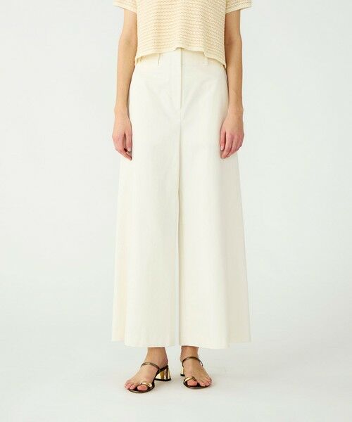 TOMORROWLAND / トゥモローランド その他パンツ | コットンギャバジン ワイドフレアパンツ | 詳細12