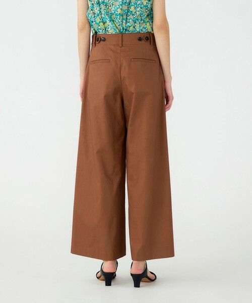 TOMORROWLAND / トゥモローランド その他パンツ | コットンギャバジン ワイドフレアパンツ | 詳細4