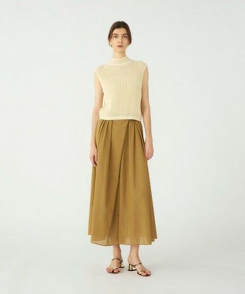 TOMORROWLAND / トゥモローランド その他パンツ | クリスピーシアーボイル フレアキュロットパンツ | 詳細1