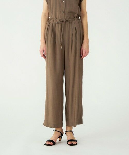 TOMORROWLAND / トゥモローランド その他パンツ | シルキーブロード ドロストワイドパンツ | 詳細2