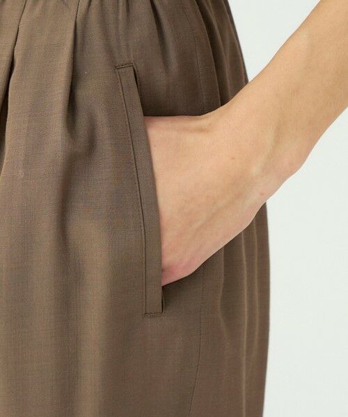 TOMORROWLAND / トゥモローランド その他パンツ | シルキーブロード ドロストワイドパンツ | 詳細7