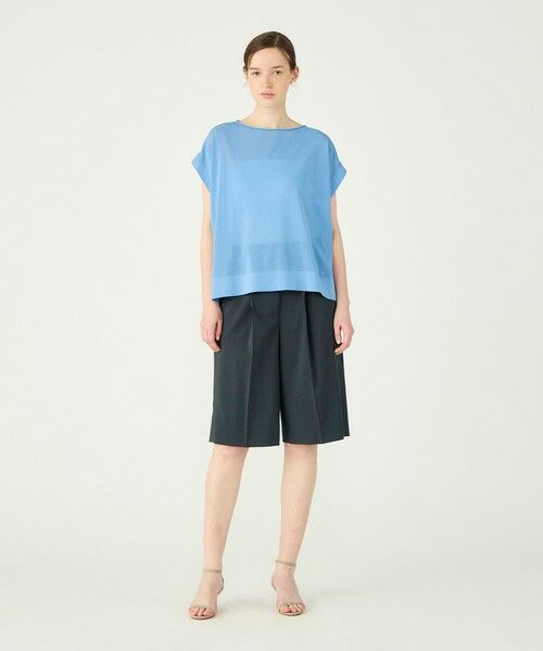 TOMORROWLAND / トゥモローランド ショート・ハーフ・半端丈パンツ | 【WEB先行予約】ポリエステルツイル ハーフクロップドパンツ | 詳細10