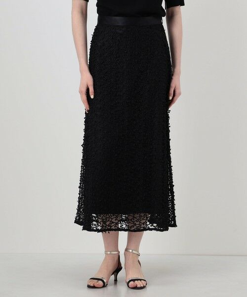 TOMORROWLAND / トゥモローランド ロング・マキシ丈スカート | ダングルチュール トラペーズスカート | 詳細2