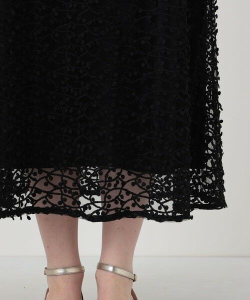 TOMORROWLAND / トゥモローランド ロング・マキシ丈スカート | ダングルチュール トラペーズスカート | 詳細8