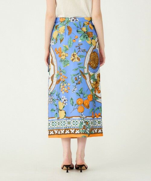 TOMORROWLAND / トゥモローランド ロング・マキシ丈スカート | 【別注】manipuri for Ballsey Antique Recipe ラップスカート | 詳細4