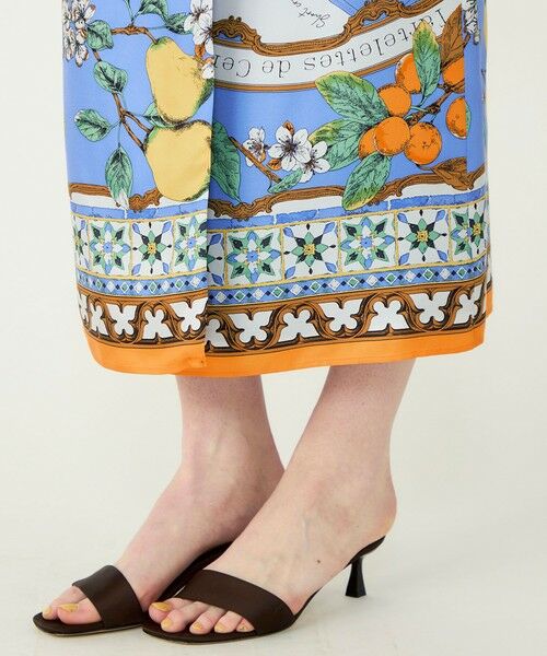 TOMORROWLAND / トゥモローランド ロング・マキシ丈スカート | 【別注】manipuri for Ballsey Antique Recipe ラップスカート | 詳細8