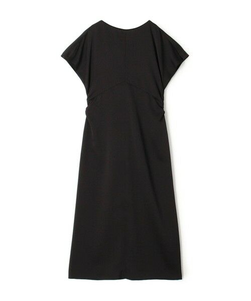 TOMORROWLAND / トゥモローランド ドレス | グレースサテン ギャザーワンピース（19 ブラック）