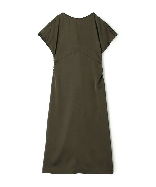 TOMORROWLAND / トゥモローランド ドレス | グレースサテン ギャザーワンピース（57 カーキ）