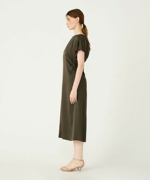 TOMORROWLAND / トゥモローランド ドレス | グレースサテン ギャザーワンピース | 詳細2