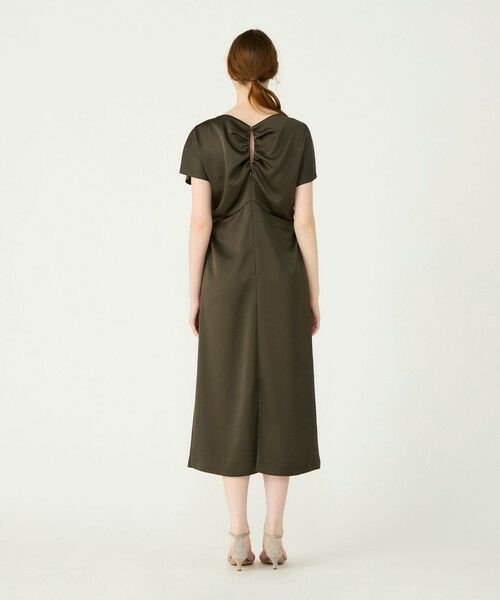 TOMORROWLAND / トゥモローランド ドレス | グレースサテン ギャザーワンピース | 詳細3