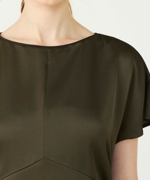 TOMORROWLAND / トゥモローランド ドレス | グレースサテン ギャザーワンピース | 詳細4