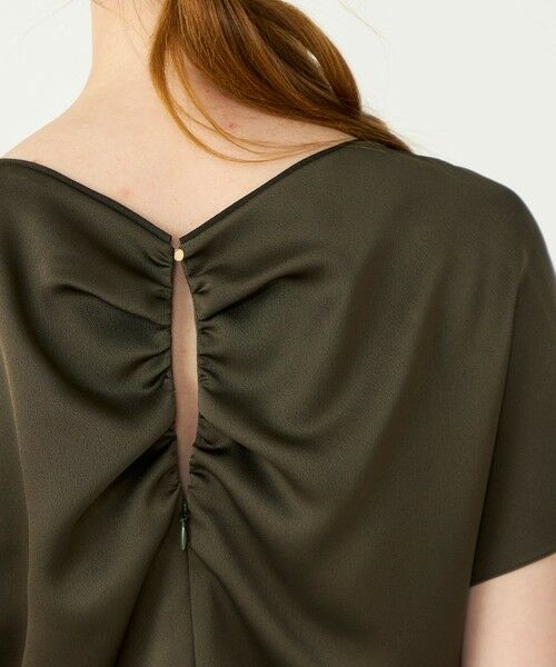TOMORROWLAND / トゥモローランド ドレス | グレースサテン ギャザーワンピース | 詳細5