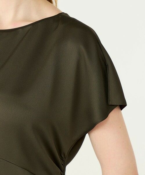 TOMORROWLAND / トゥモローランド ドレス | グレースサテン ギャザーワンピース | 詳細6